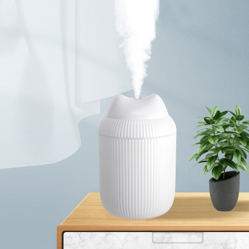 Mini humidificador Cool Mist Humidificador de aire portátil para gatos Operación ultra silenciosa 220 ml USB con 7 colores LED Noche para dormitorio Oficina en casa Yoga Coche Viaje Regalo para Navidad Cumpleaños