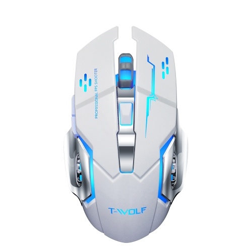 

T-WOLF Wireless Mouse Q13 2.4G Noiseless Computer Mouse with Nano Receiver