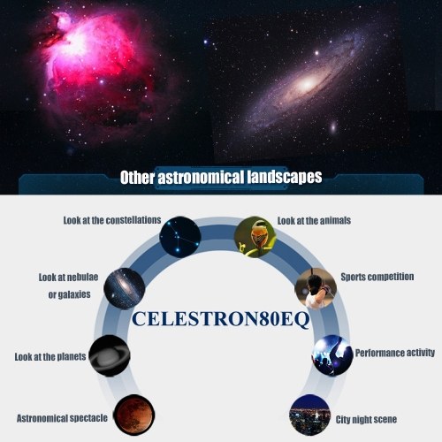 

CELESTRON Astronomical Telescope 80EQ PRO