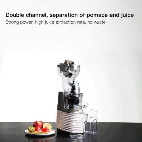 

BUD Electric Juicer Home Large Caliber Fruit Separation Pomace Blender Machine Mixer Soy Milk Machine Vegetables Food Processor Filter-free 220V