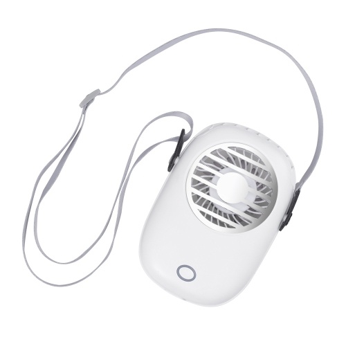

USB Mini Portable Fan with Strap Hanging Neck/Desktop/Handheld Fan 3-Wind Speed 30dB Low Noise Type-C Interface 1200mAh Rechargeable Fans with Stand