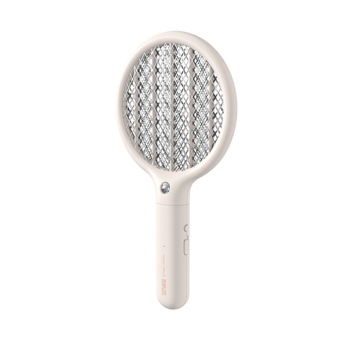 

Sothing Electric Mosquito Swatter LED Electric Fly Mosquito Killer Light 800mAh USB Rechargeable Three-Layer Safety Net Portable Mosquito Dispeller Multi-scene Use for Home/Outdoor/Car