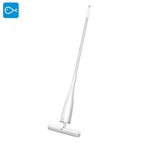 

LANXIAOYU Handheld Sponge Mop Standing Space-saving Floor Mop with Not Stiff Sponge/Aluminium Alloy Rod/Thorough Dehydrate/Free Rotation/Adjustable Length Sweeper Home Cleaner