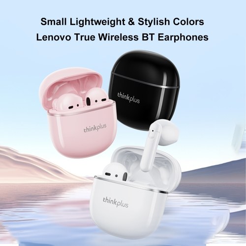 Lenovo Thinkplus LP42 Wireless Earbuds with Clear Mic, Noise Reduction,  Long-Lasting 