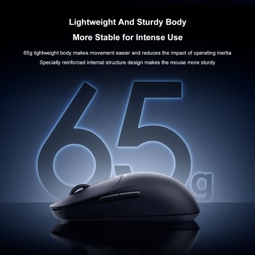 Xiaomi X1 Lightweight Mice 2.4G/BT/Wired 3 Modes Connectivity 5 Adjustable Speeds USB Rechargeable Computer Mice Compatible with PC Laptop