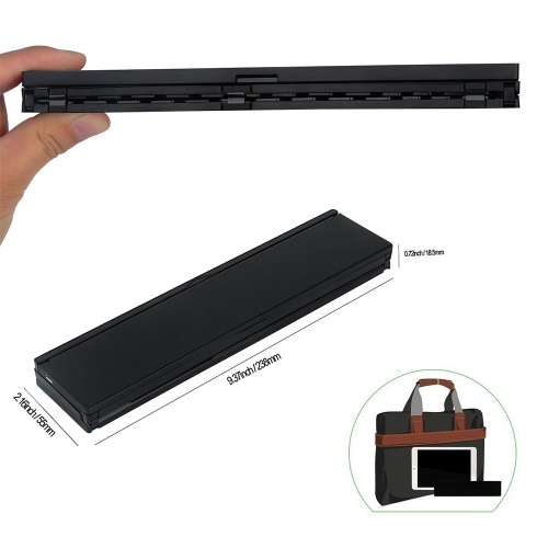 

CL-888 Wireless BT Folding Keyboard Portable for Table Laptop Mini Keypad Holder for iOS Android Windows iPad Tablet