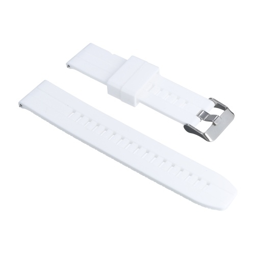 

20mm Silicone Watch Strap Quick Release Watch Band with Buckle Soft Breathable Watchband Wristband Compatible with 20mm Traditional/Smart Watch