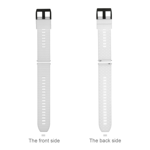 

20mm Watch Band Soft Silicone Quick-Release Strap with Buckle Breathable Watchband Wristband Compatible with 20mm Smart/Traditional Watch