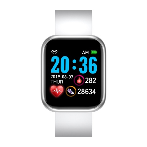 i5PRO Smart Bracelet Sports Watch 1.3-Inch IPS Screen BT4.0 IP67 Waterproof Fitness Tracker Sleep/Heart Rate/Blood Pressure Monitor Multiple Sports Mode Notification/Call/Sedentary Reminder Remote Camera Compatible with Android iOS
i5PRO Smart Bracelet Sports Watch 1.3-Inch IPS Screen BT4.0 IP67 Waterproof Fitness Tracker Sleep/Heart Rate/Blood Pressure Monitor Multiple Sports Mode Notification/Call/Sedentary Reminder Remote Camera Compatible with Android iOS