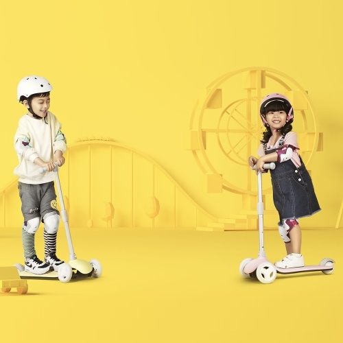 

Original Xiaomi Mitu 3 Wheels Kick Scooter Multiple Security Protection Double Spring Gravity Steering System For Children 3 To 6 Years Old Balance Car Skateboard