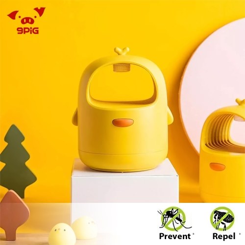 Xiaomi Youpin 9PiG Lámpara repelente de mosquitos Sin ruido físico Asesino de mosquitos Luz UV suave 3D Bionic Allure Mosquito Insect para niños Baby Home