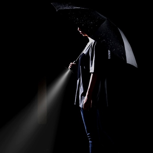 

Youpin 90 Fun Umbrella Automatic Folding Open Reverse with LED Lighting Sunny Strong Anti-Wind Waterproof Big Rain Umbrella for Women Men