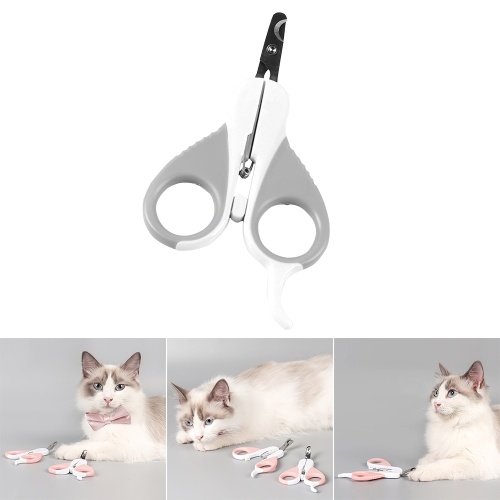 Coupe-ongles pour animaux de compagnie chien chat coupe-ongles coupe-ongles coupe-ongles en acier inoxydable chiens chats griffe ciseaux à ongles outil de soin des ongles d'orteil pour animaux de compagnie