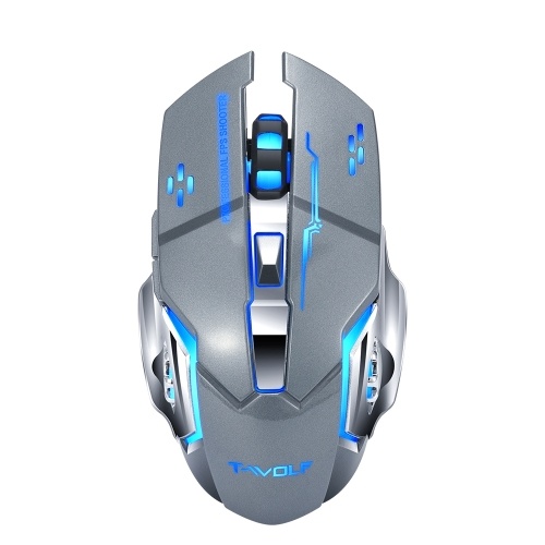 

T-WOLF Wireless Mouse Q13 2.4G Noiseless Computer Mouse with Nano Receiver