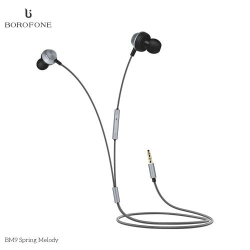 

BOROFONE BM9 Wired In-line Control Наушники In-Ear Earpieces Прочный наушники Наушники Проводные спортивный наушники Пот сопротивл