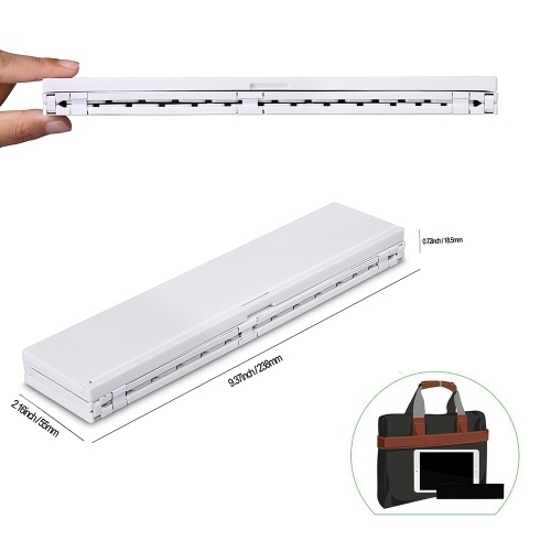 

CL-888 Wireless BT Folding Keyboard Portable for Table Laptop Mini Keypad Holder for iOS Android Windows iPad Tablet