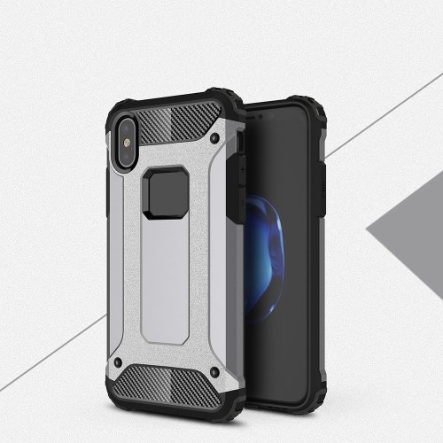 

Для iPhone X Case Slim Fit Dual Layer Hard Back Cover Bumper Защитный амортизатор и противоскользящий корпус для защиты от царапин для Apple iPhone X 5.5 inch