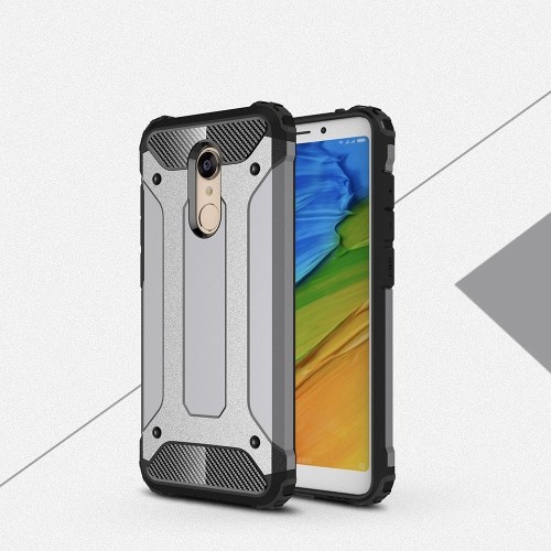 

Для Xiaomi Redmi 5 Plus Case Slim Fit Dual Layer Hard Back Cover Bumper Защитный амортизатор и противоскользящий корпус для защиты от царапин 5.99 дюйма