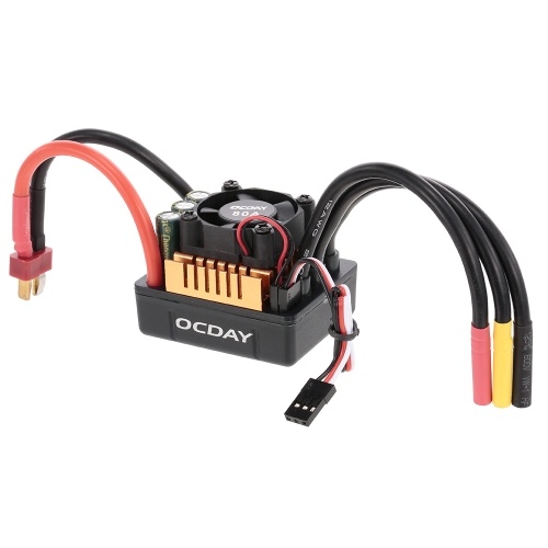 

OCDAY BL3660 3300KV Sensorless Brushless Motor with 80A ESC for 1/10 RC Crawler Traxxas Redcat HSP Car Truck