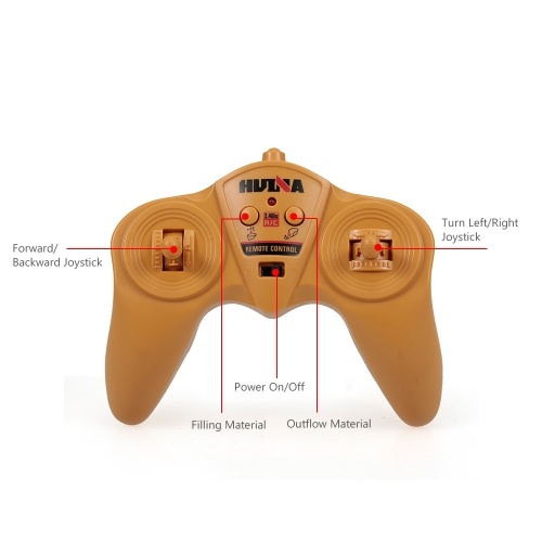 

HUINA 1333 1:18 2.4G Concrete Mixer Engineering Truck Light Construction Vehicle Toys for Children