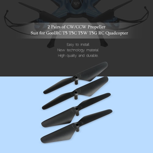 

2 пары Оригинал GoolRC T5 CW / CCW Propeller Набор для GoolRC T5 T5C T5W T5G RC Quadcopter