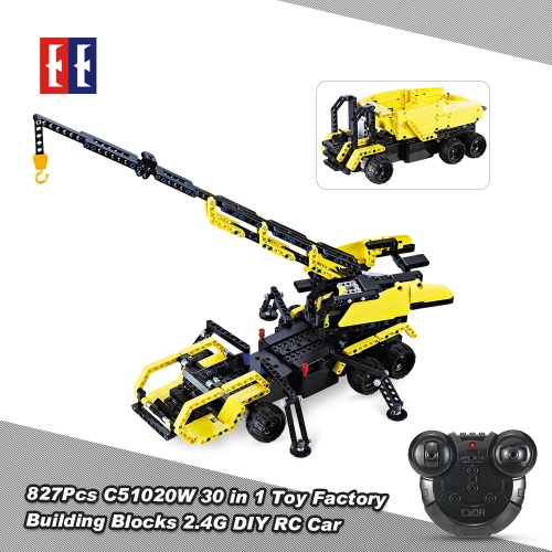 827Pcs Double E C51020W 30 in 1 RC Toy Factory Building Blocks Kits 2.4G Inspiring Model DIY Toys от Tomtop.com INT 827Pcs Double E C51020W 30 in 1 RC Toy Factory Building Blocks Kits 2.4G Inspiring Model DIY Toys от Tomtop.com INT