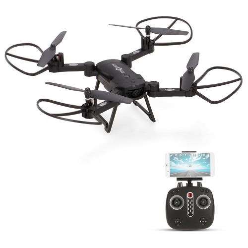 LH-X24 Wifi FPV 720P Wide Angle HD Camera Foldable 2.4GHz Selfie Drone RC Quadcopter with Altitude Hold Function