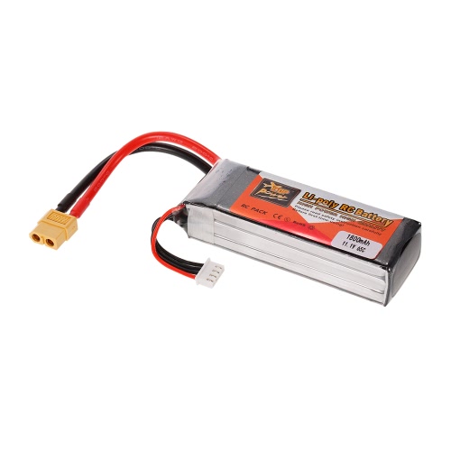 

ZOP Power 3S 11.1V 1800mAh 65C LiPo Battery XT60 Plug