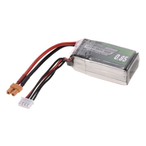 

11.1V 850mAh 30C 3S Аккумуляторная Li-Po аккумуляторная батарея с вилкой XT30 для RC Drone Quadcopter Вертолет Самолет Автомобильный грузовик