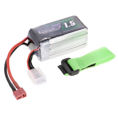 

14.8V 1500mAh 60C 4S Аккумуляторная Li-Po батарея с T-штепсельной вилкой для RC Racing Drone Quadcopter Вертолет Самолет Автомобильный грузовик
