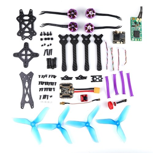

215mm 5.8G 48CH 2-6S Blheli-S 800TVL камера FPV Racing Drone DIY Kit с приемником Frsky XM +