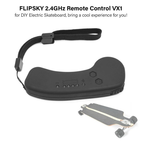 FLIPSKY 2.4GHz VX1 Transmisor de control remoto con receptor para monopatín eléctrico DIY Single V4 ESC