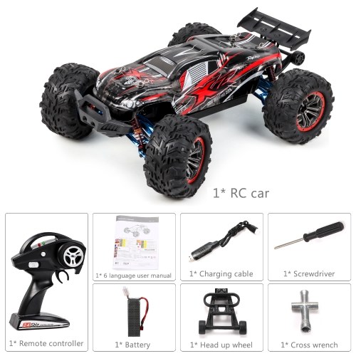 

F14A 1/10 2.4GHz Racing Car 70km/h 4WD Brushless Off-Road Car with Metal Parts C Hub Carrier Suspension Arm