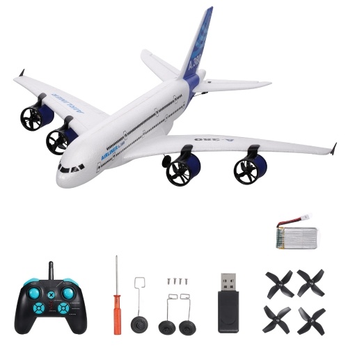 

A380 2.4G 3CH RC Самолет Летающий Самолет Планер со светодиодным прожектором