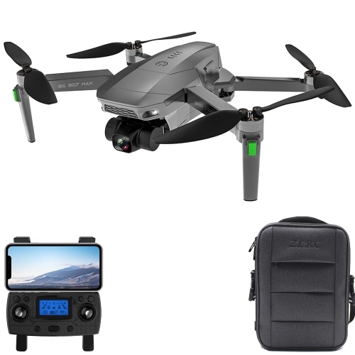 

ZLL SG907 MAX GPS RC Drone with Camera 4K 3-axis Gimbal Brushless Motor 5G Wifi Video Aerial FPV Quadcopter Smart Follow Mode(500m Image Transmission Backpack Package)