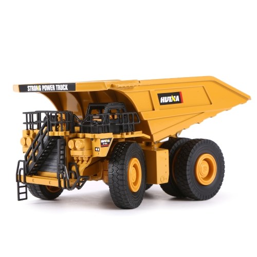 HUINA 1912 1/40 Metal Alloy Dump Truck Car Model Toy Engineering Car Vehicle Construction Car