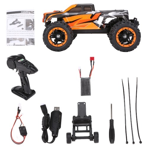 16889A-Pro 1:16 4WD RC Auto 45 Km/h High Speed RC Auto 2840 Bürstenlosen Motor Wasserdichte Off-Road lkw mit LED Licht