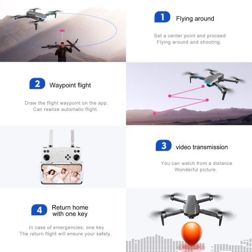 YLRC S106 5G Wifi GPS 8K Camera RC Drone Optical Flow Positioning Quadcopter Brushless Motor Storage Bag Package
YLRC S106 5G Wifi GPS 8K Camera RC Drone Optical Flow Positioning Quadcopter Brushless Motor Storage Bag Package