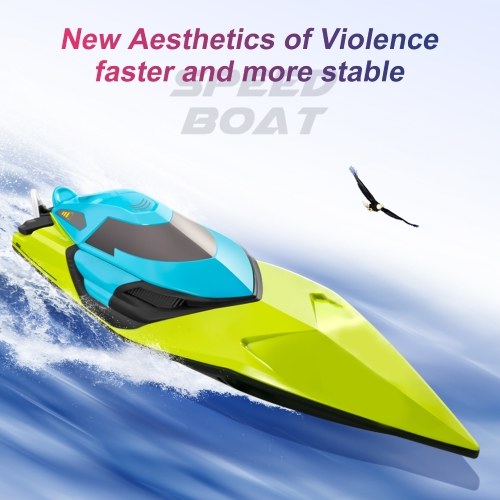 

2.4GHz 50km/h RC Boat Remote Control Boats Proportional Throttle Capsize Reset Low Battery Alarm