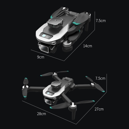 

S150 WiFi FPV 8K Двойная камера Пульт дистанционного управления Бесколлекторный квадрокоптер для предотвращения препятствий с сумкой для хранения