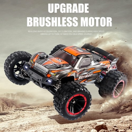 

HBX 2105A 1:14 4WD 2.4GHz Remote Control Truck 75km/h High-Speed Off-Road Vehicle Toy with Brushless Motor