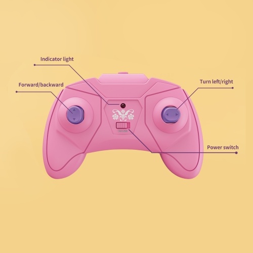 

2.4GHz Pink Purple Remote Control Climbing Car Rechargeable Off-Road Car Toy
