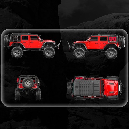 

1:10 2.4G 4WD Электрический гусеничный аккумуляторный внедорожник со светодиодными фонарями