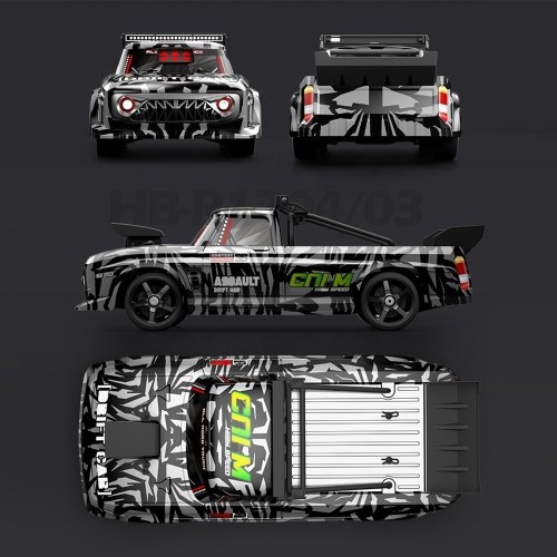 

1:12 4WD Дистанционное управление Дрифт-автомобиль 30 км/ч Высокоскоростной гоночный автомобиль со светодиодными фонарями