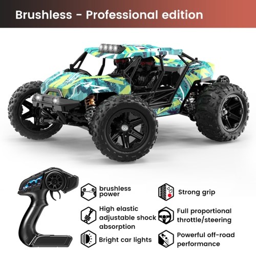 

2.4G Rechargeable Electric Vehicle with Brushless Motor 52km/h High Speed Car Toy