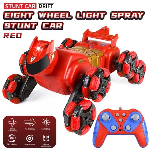 

2.4G Gesture Sensing Spray Stunt Vehicle Electric Toy with LED Light Music