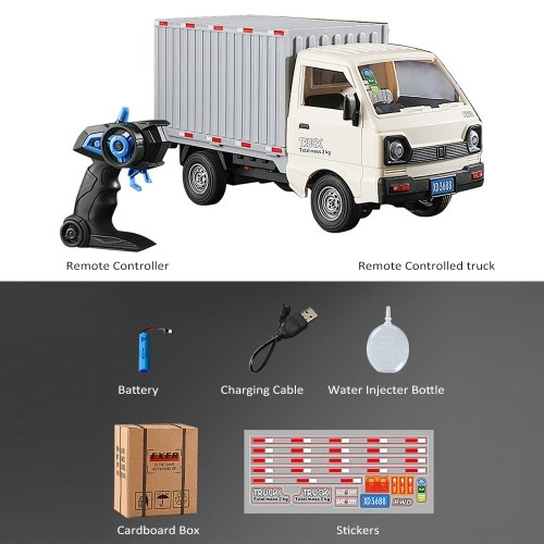 2.4GHz 1/16 Remote Controlled Transport Car Sprayer Vehicle Multi direction Driving Remote Control Car 