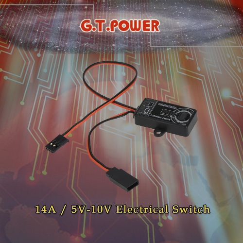 G.T.POWER 14 a/5 v 10 v RC 航空機の電気スイッチ ヘリコプター車