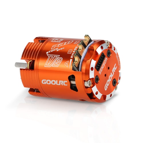 

GoolRC 540 17.5T SPEC 2200KV Сенсорный бесщеточный регулируемый двигатель для автомобиля 1/10 RC