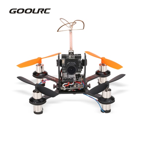 

Оригинал GoolRC G90 90мм FPV Крытый Micro Дрон 800TVL камеры Flysky Приемник F3EVO Матовый Flight Controller BNF